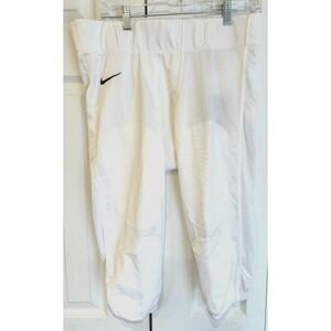 NEW NIKE TEAM OPEN FIELD WHITE FOOTBALL PANTS Men's Size XL 615745-100